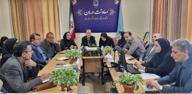 جلسه کمیته مدیریت بحران بیمارستان‌ها در معاونت درمان دانشگاه